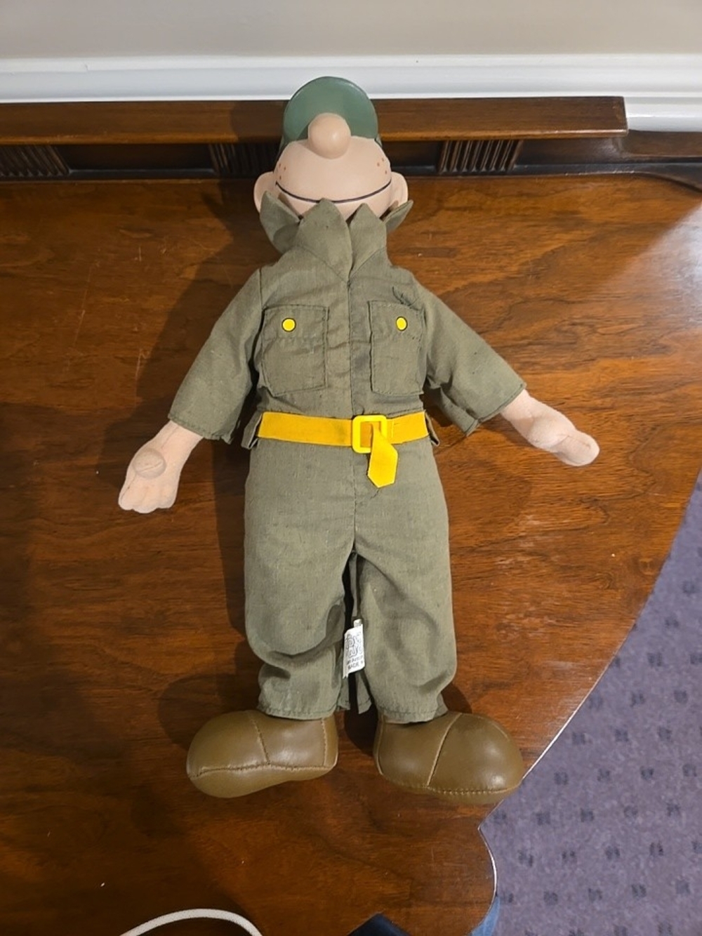 Toy Works Beetle Bailey Plush Soldier Doll